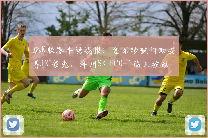 韩K联赛半场战报：金东珍破门助安养FC领先，济州SK FC0-1陷入被动